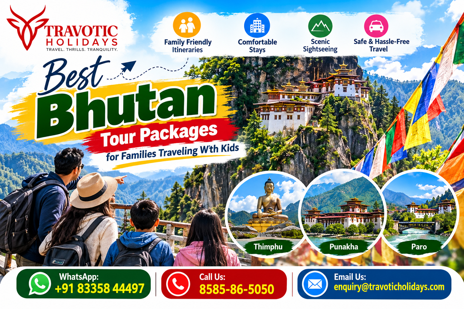You are currently viewing Best Bhutan Tour Packages for Families Traveling With Kids